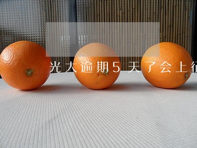 光大逾期5天了会上征信吗