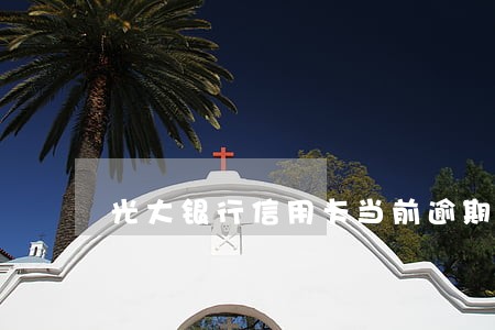 光大银行信用卡当前逾期多久更新