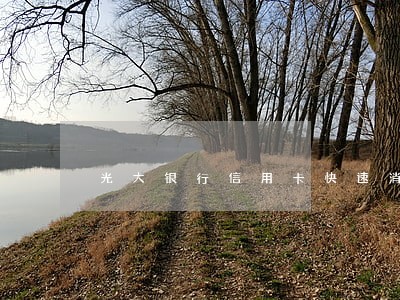 光大银行信用卡快速消除逾期 光大银行信用卡快速消除逾期