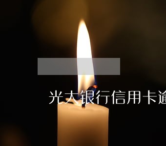 光大银行信用卡逾期2个月 光大银行信用卡逾期2个月
