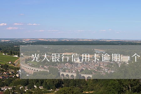 光大银行信用卡逾期一个月还清吗