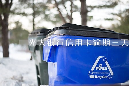 光大银行信用卡逾期三天怎么办 光大银行信用卡逾期三天怎么办