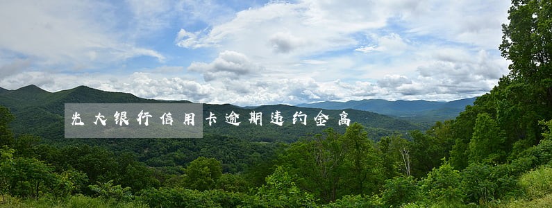 光大银行信用卡逾期违约金高 光大银行信用卡逾期违约金高