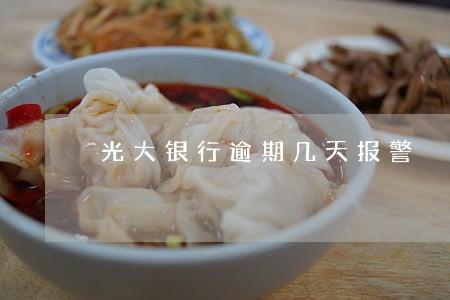 光大银行逾期几天报警