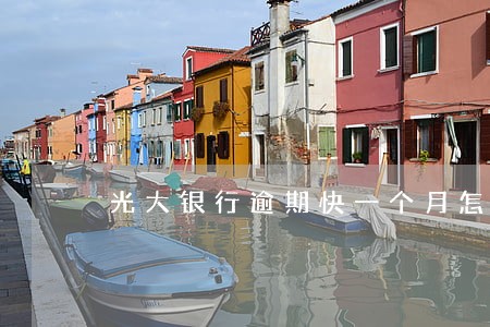 光大银行逾期快一个月怎么办 光大银行逾期快一个月怎么办