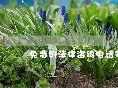 免费的法律咨询电话号码 免费的法律咨询电话号码