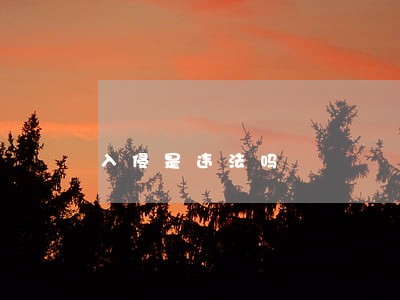 入侵是违法吗 入侵是违法吗