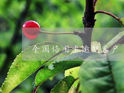 全国信用卡逾期客户 全国信用卡逾期客户