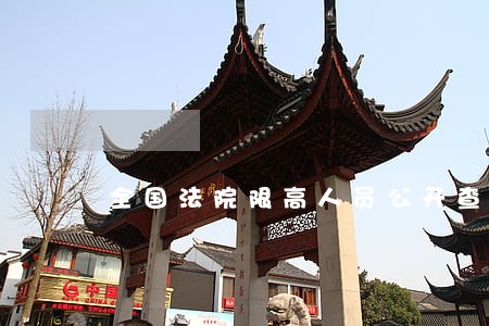 全国法院限高人员公开查询网 全国法院限高人员公开查询网