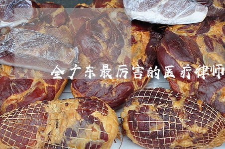 全广东最厉害的医疗律师