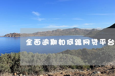 全面逾期如何跟网贷平台协商 全面逾期如何跟网贷平台协商