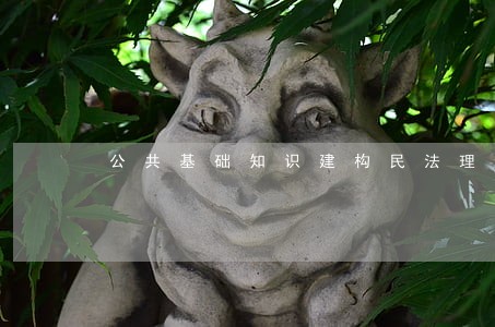 公共基础知识建构民法理论体系