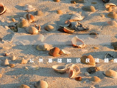 公共基础知识民法题库 公共基础知识民法题库
