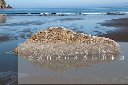 公务员政审不查信用卡逾期 公务员政审不查信用卡逾期