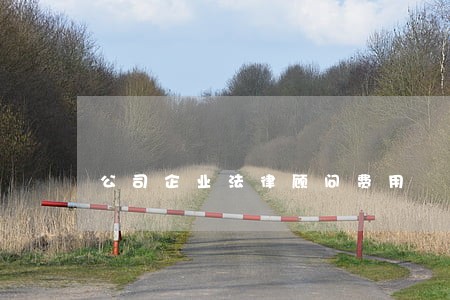 公司企业法律顾问费用 公司企业法律顾问费用