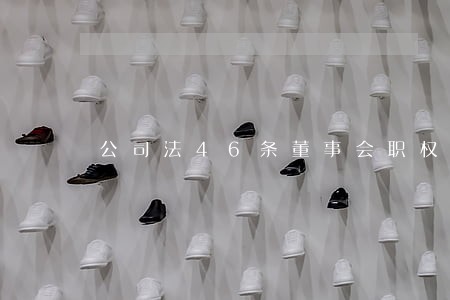 公司法46条董事会职权 公司法46条董事会职权