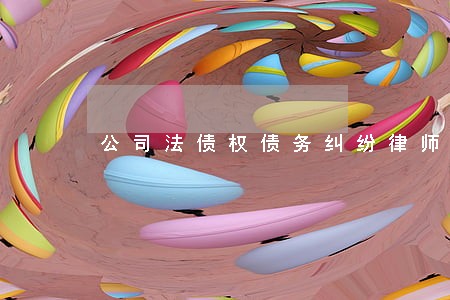 公司法债权债务纠纷律师所