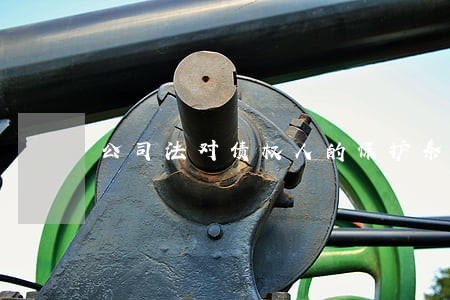 公司法对债权人的保护条款 公司法对债权人的保护条款