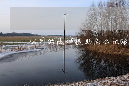 公司的法律援助怎么记账 公司的法律援助怎么记账