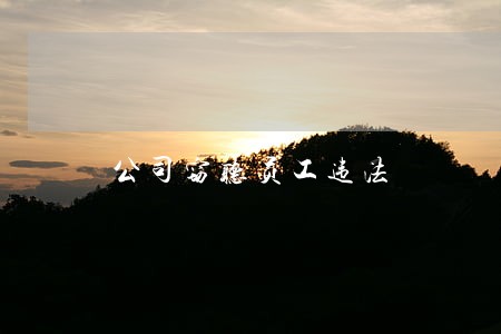 公司窃听员工违法 公司窃听员工违法