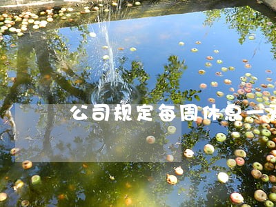 公司规定每周休息一天是否违法 公司规定每周休息一天是否违法