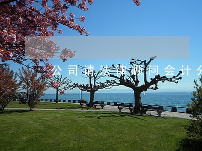 公司请法律顾问会计分录 公司请法律顾问会计分录