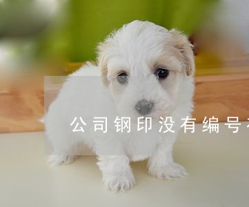 公司钢印没有编号有法律效力吗 公司钢印没有编号有法律效力吗
