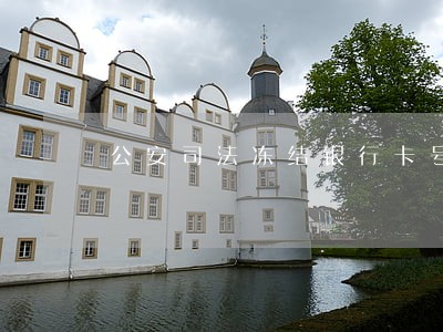 公安司法冻结银行卡号会怎么样
