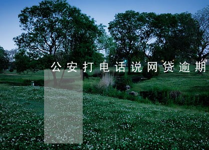 公安打电话说网贷逾期 公安打电话说网贷逾期