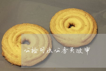公检司法公务员政审 公检司法公务员政审