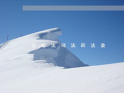 公检法司法政法委 公检法司法政法委