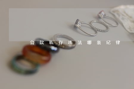 公款私存违法哪条纪律 公款私存违法哪条纪律