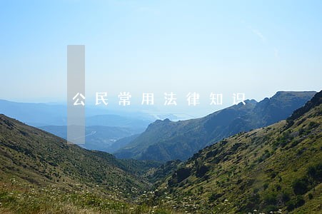 公民常用法律知识 公民常用法律知识
