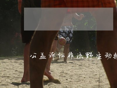 公益诉讼非法野生动物交易 公益诉讼非法野生动物交易