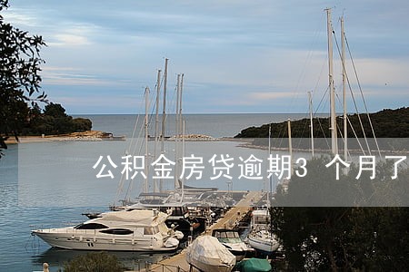 公积金房贷逾期3个月了 公积金房贷逾期3个月了