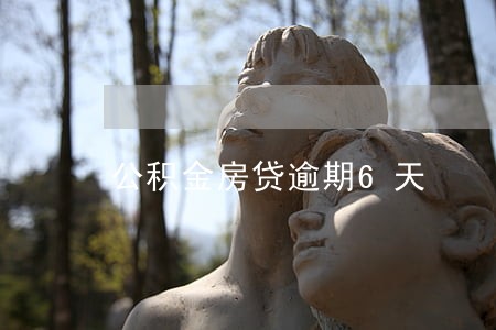 公积金房贷逾期6天 公积金房贷逾期6天