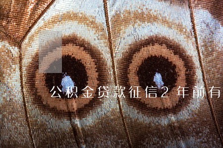 公积金贷款征信2年前有逾期 公积金贷款征信2年前有逾期