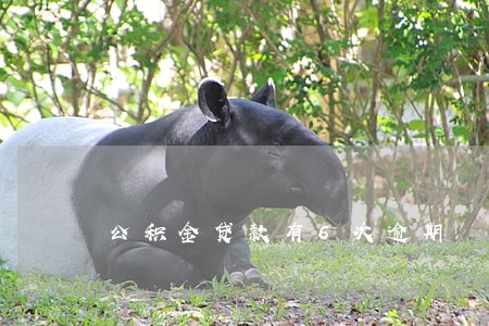 公积金贷款有6次逾期 公积金贷款有6次逾期