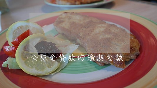 公积金贷款的逾期金额 公积金贷款的逾期金额