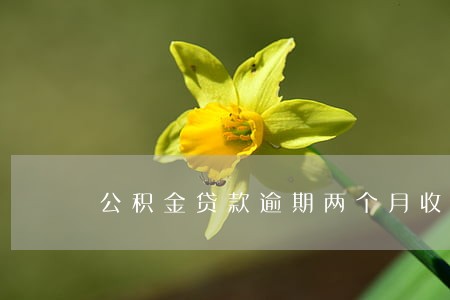 公积金贷款逾期两个月收房