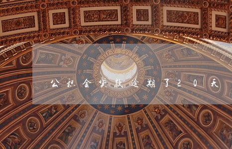 公积金贷款逾期了20天 公积金贷款逾期了20天