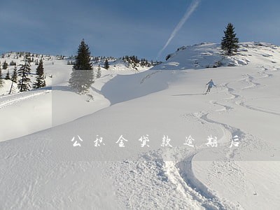 公积金贷款逾期后 公积金贷款逾期后