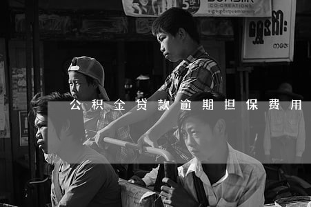 公积金贷款逾期担保费用 公积金贷款逾期担保费用
