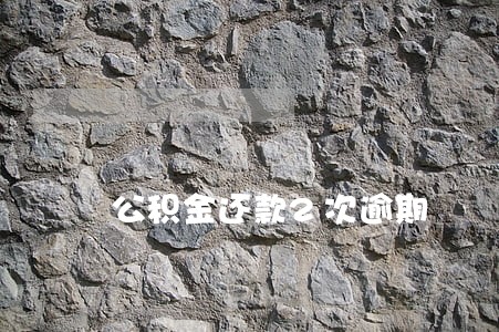 公积金还款2次逾期 公积金还款2次逾期