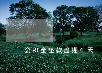 公积金还款逾期4天 公积金还款逾期4天