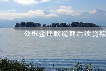 公积金还款逾期后续贷款担保 公积金还款逾期后续贷款担保