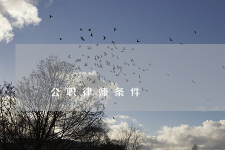 公职律师条件 公职律师条件