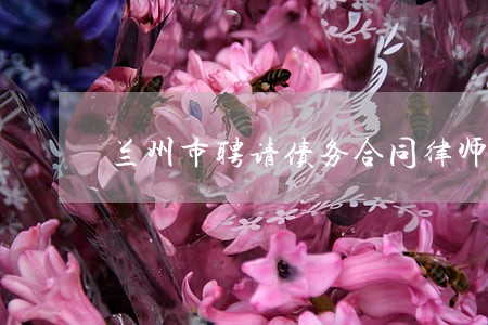 兰州市聘请债务合同律师哪里找 兰州市聘请债务合同律师哪里找