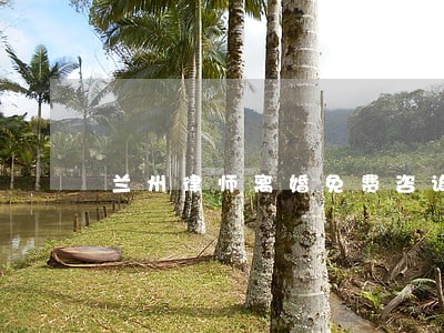 兰州律师离婚免费咨询24小时 兰州律师离婚免费咨询24小时