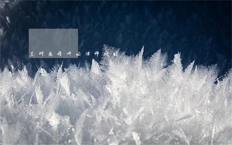 兰州离婚诉讼律师网站 兰州离婚诉讼律师网站